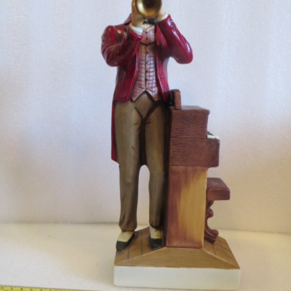 1978 Haas Brothers Cyrus Noble Mine Orchestra Trumpet Player Liquor Decanter
